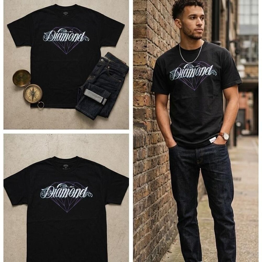 Diamond-supply-co Men's multi T-shirt